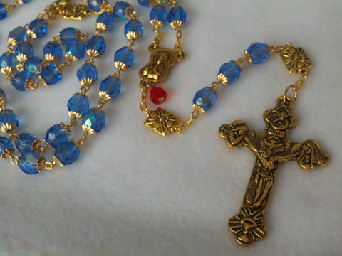 Customized Color 8mm Comfort-sized Traditional Catholic Rosary