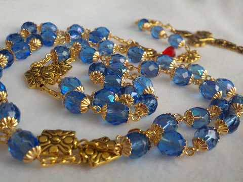 Customized Color 8mm Comfort-sized Traditional Catholic Rosary