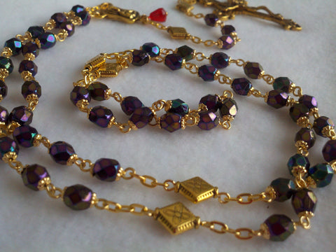 Customized Color 6mm Standard-sized Traditional Catholic Rosary