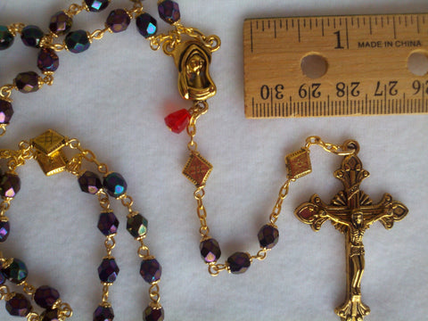 Customized Color 6mm Standard-sized Traditional Catholic Rosary