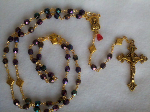 Customized Color 6mm Standard-sized Traditional Catholic Rosary