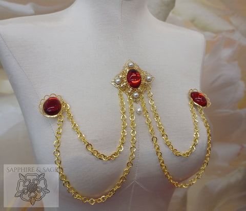 "Wilhelmina" Swag Bodice Jewelry