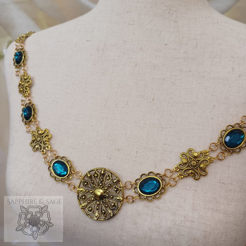 "Caeleb" Jeweled Renaissance Collar of Office, 50-55 inches