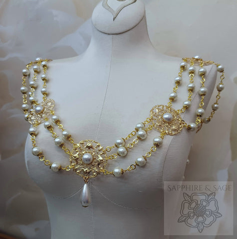 The Tudors Series "King Henry VIII" Replication Collar Livery Chain, 45-50 inches