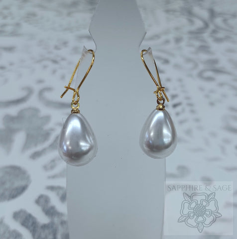 "Girl with a Pearl" Vermeer Portrait Replica Renaissance Earrings