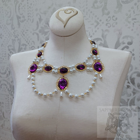 "Brighid" Festoon Necklace
