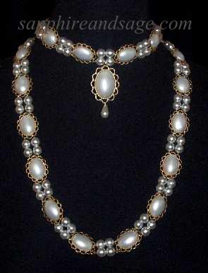 "Diana" Renaissance Longer-length Cotiere Necklace