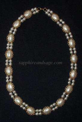 "Diana" Renaissance Longer-length Cotiere Necklace