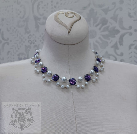 "Gloria" Georgian Victorian Festoon Necklace