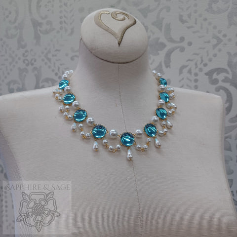 "Gloria" Georgian Victorian Festoon Necklace