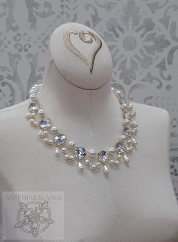 "Gloria" Georgian Victorian Festoon Necklace