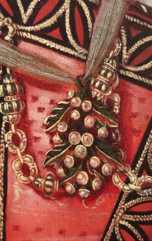 "Helena Snakenborg" Renaissance Portrait Replication Necklace