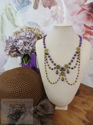 "Josephine" Georgian Victorian Festoon Necklace
