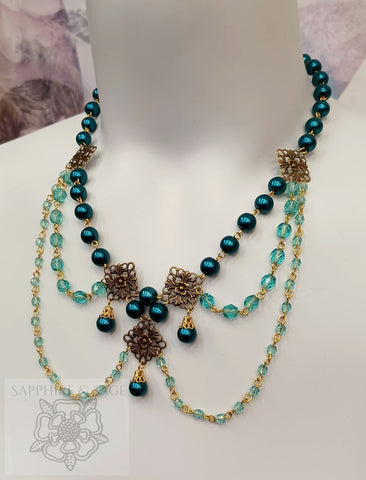 "Josephine" Georgian Victorian Festoon Necklace