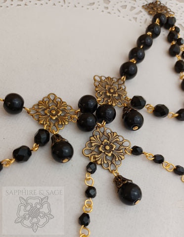 "Josephine" Georgian Victorian Festoon Necklace