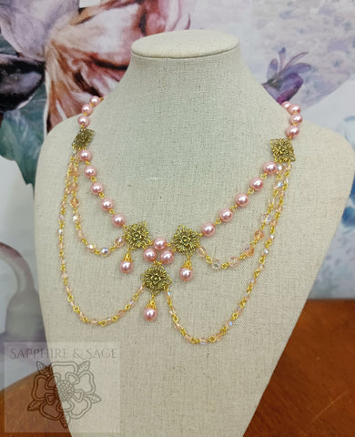 "Josephine" Georgian Victorian Festoon Necklace