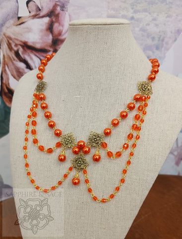 "Josephine" Georgian Victorian Festoon Necklace