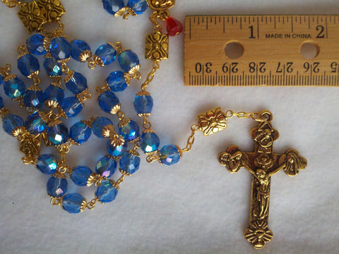 Customized Color 8mm Comfort-sized Traditional Catholic Rosary