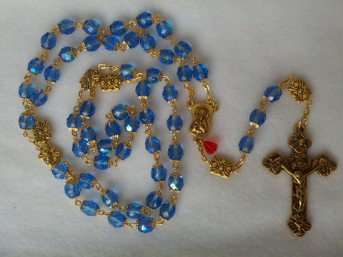 Customized Color 8mm Comfort-sized Traditional Catholic Rosary