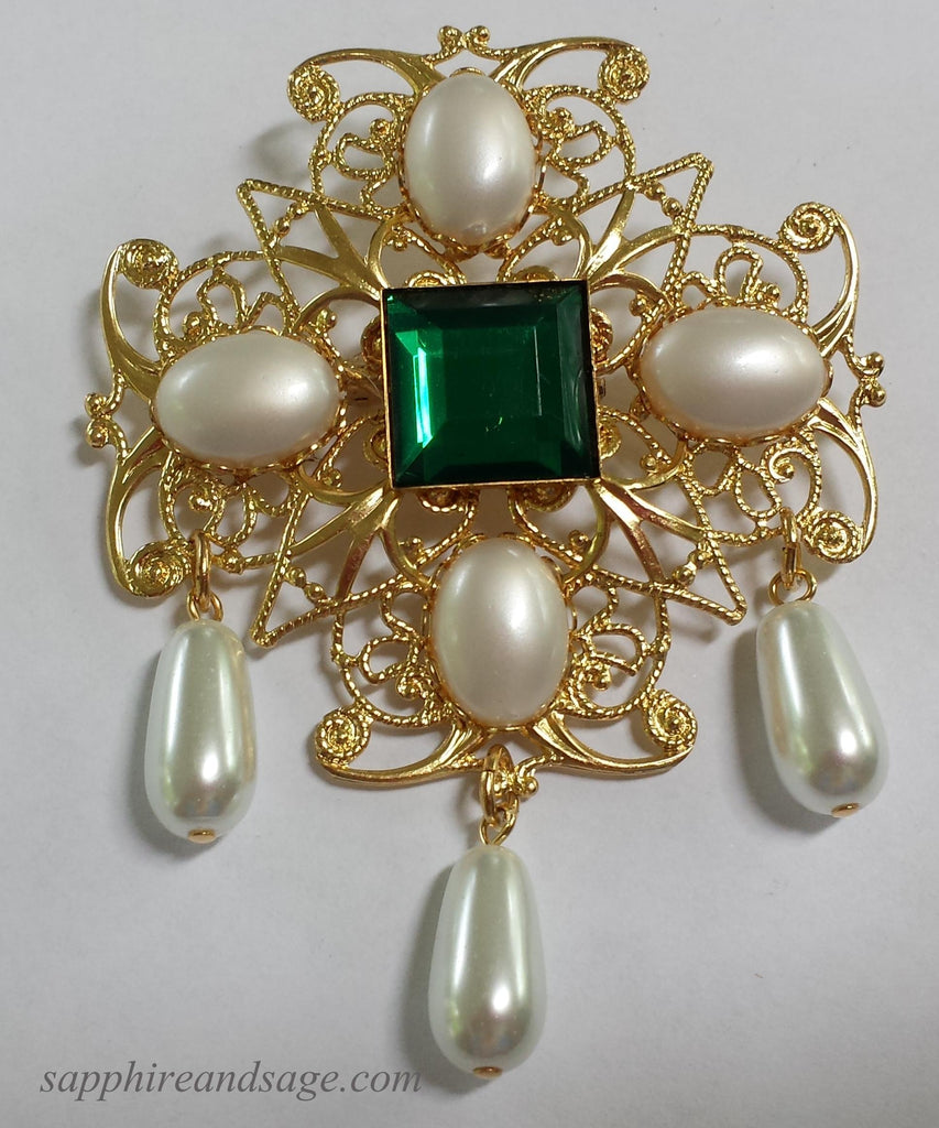 "Caroline" Oversized Brooch