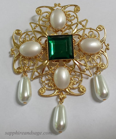 "Caroline" Oversized Brooch