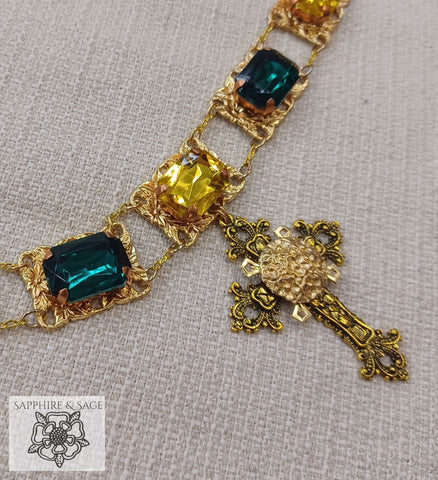 "The Tudors" TV Series "Thomas Boleyn" Replication Collar of Office, 50-55 inches