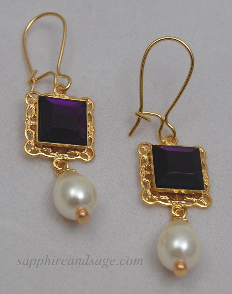 "Queen Jane Seymour" Renaissance Earrings