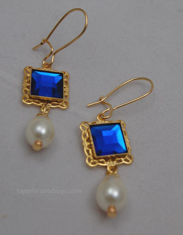 "Queen Jane Seymour" Renaissance Earrings