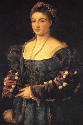 "La Bella" Titian Portrait Replica Renaissance Earrings