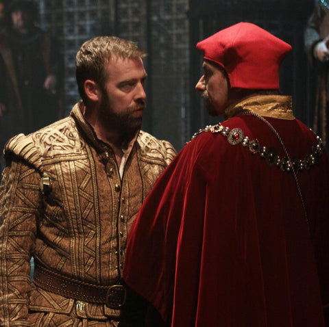 "King Henry VIII" Hilliard Portrait Replication  Collar Livery Chain, 50-55 inches