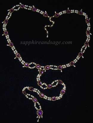 "Guinevere" Girdle Belt, 50-55" waist