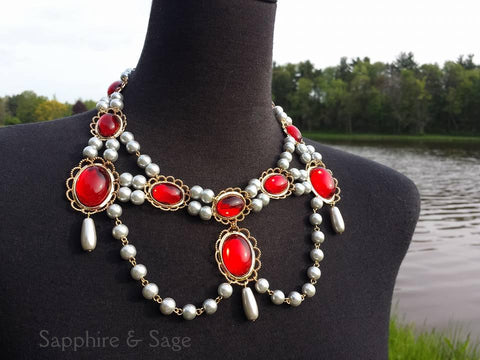 "Brighid" Festoon Necklace