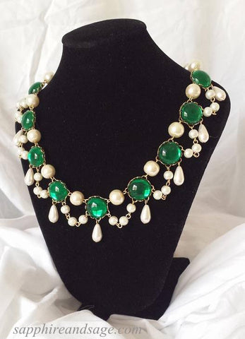 "Gloria" Georgian Victorian Festoon Necklace