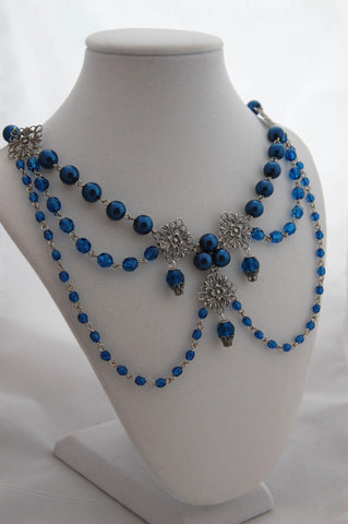 "Josephine" Georgian Victorian Festoon Necklace