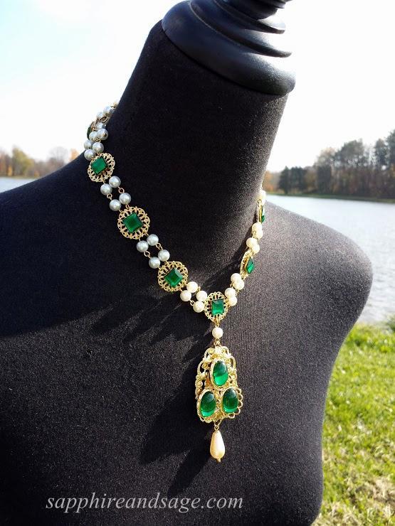 "Margaret" Renaissance Carcanet Choker Necklace