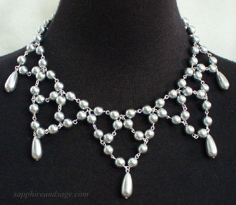 "Michaela" German/Flemish Festoon Renaissance Medieval Victorian Necklace
