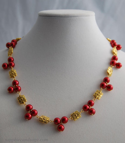 "Sarah" Renaissance Medieval Victorian Necklace