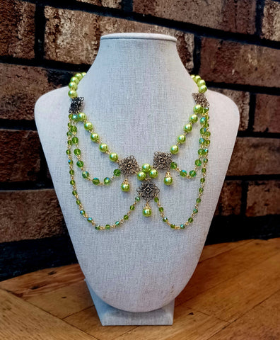 "Josephine" Georgian Victorian Festoon Necklace