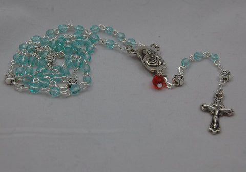 Customized Color 4mm Pocket-sized Traditional Catholic Rosary