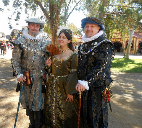 "King Henry VIII" Hans Holbein Portrait Replication Collar, 48-52 inches