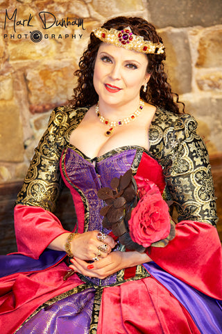 "Queen Jane Seymour" Renaissance Portrait Replication Necklace