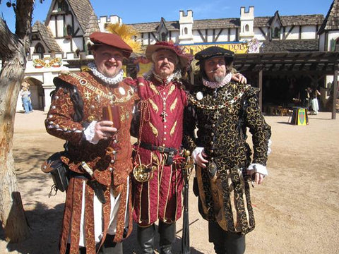 "King Henry VIII" Hans Holbein Portrait Replication Collar, 48-52 inches