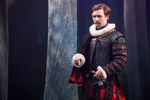 "Edward" Jeweled Renaissance Collar of Office, Black Pearl, 55-60 inches