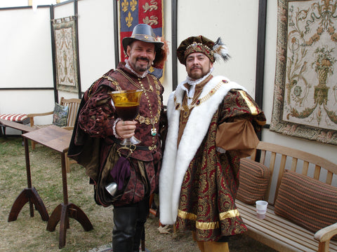 "King Henry VIII" Hans Holbein Portrait Replication Collar, 48-52 inches