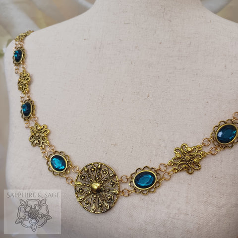 "Caeleb" Jeweled Renaissance Collar of Office, 55-60 inches