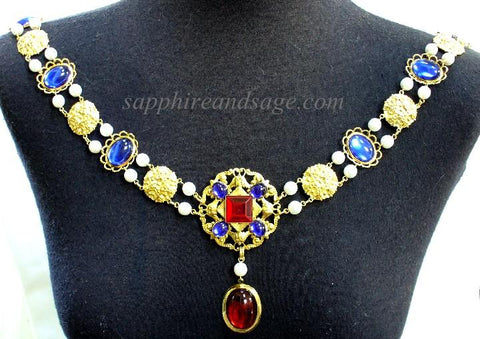 "Owain" Jeweled Renaissance Collar of Office, 50-55 inches