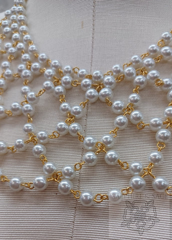 "Elizabeth Brydges" Renaissance Historical Portrait Replication Festoon Necklace