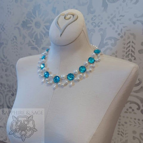 "Gloria" Georgian Victorian Festoon Necklace