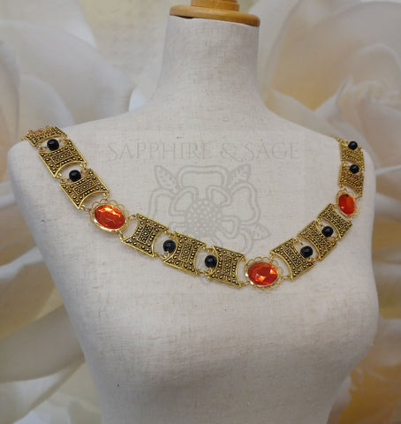 "Edward" Jeweled Renaissance Collar of Office, 55-60 inches